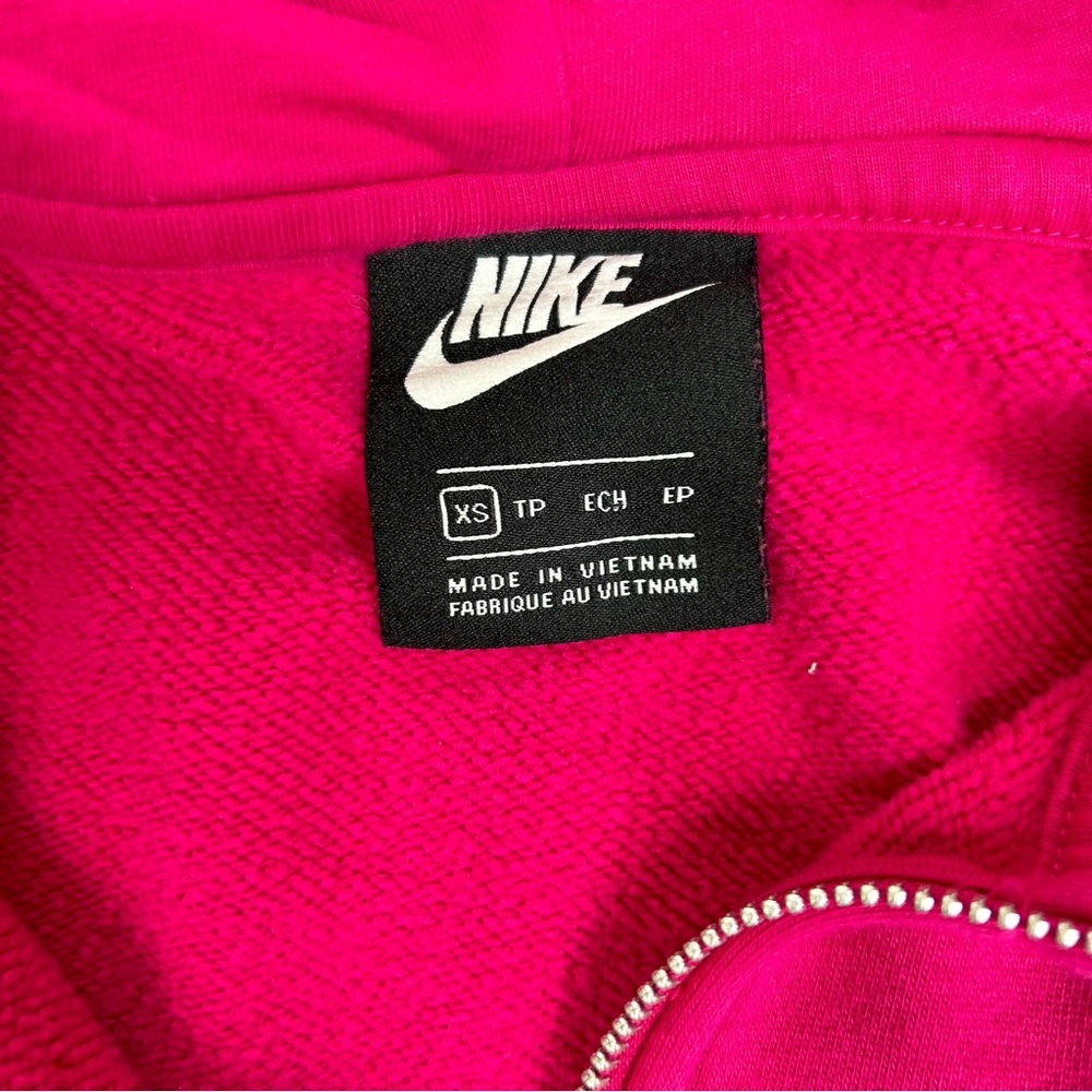 Nike Outfit Womens Small Matching Outfit Sweatshirt Sweatpants Pink Black Travel - Picture 8 of 9
